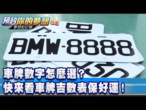 車牌吉兇算法